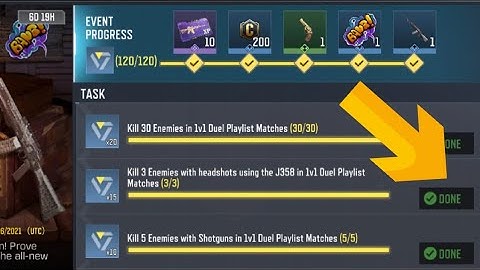 Call Of Duty Mobile Kill 3 Enemies with headshots using J358 in 1v1 Duel Playlist Matches   Complete