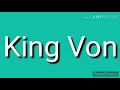 King Von “What it’s like” 1 hour loop