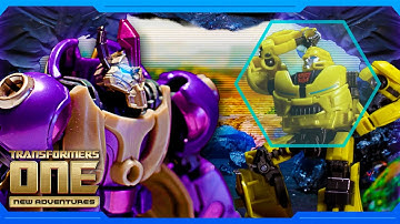 Can They Escape the Tomb? | Transformers One: New Adventures | Animation