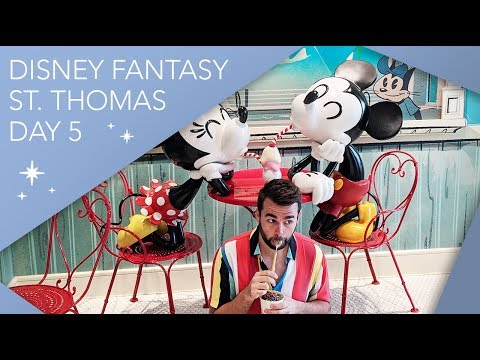 St. Thomas | Day 5 | Disney Cruise Line Vlog | January 2019 | Adam Hattan