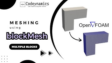 blockMesh Multiple Blocks Tutorial | OpenFOAM | English