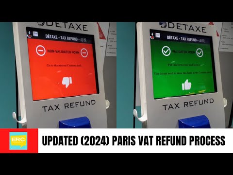 Tax (VAT) Refund for Paris, France