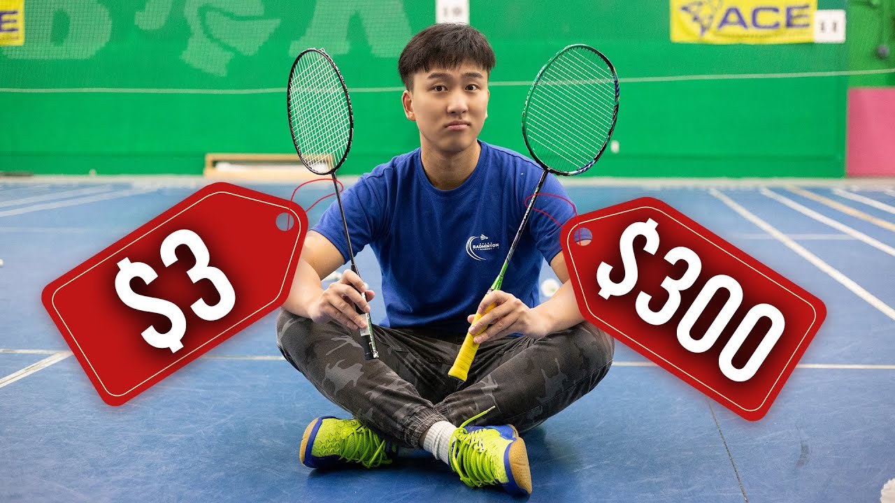 $3 vs $300 Badminton Racket