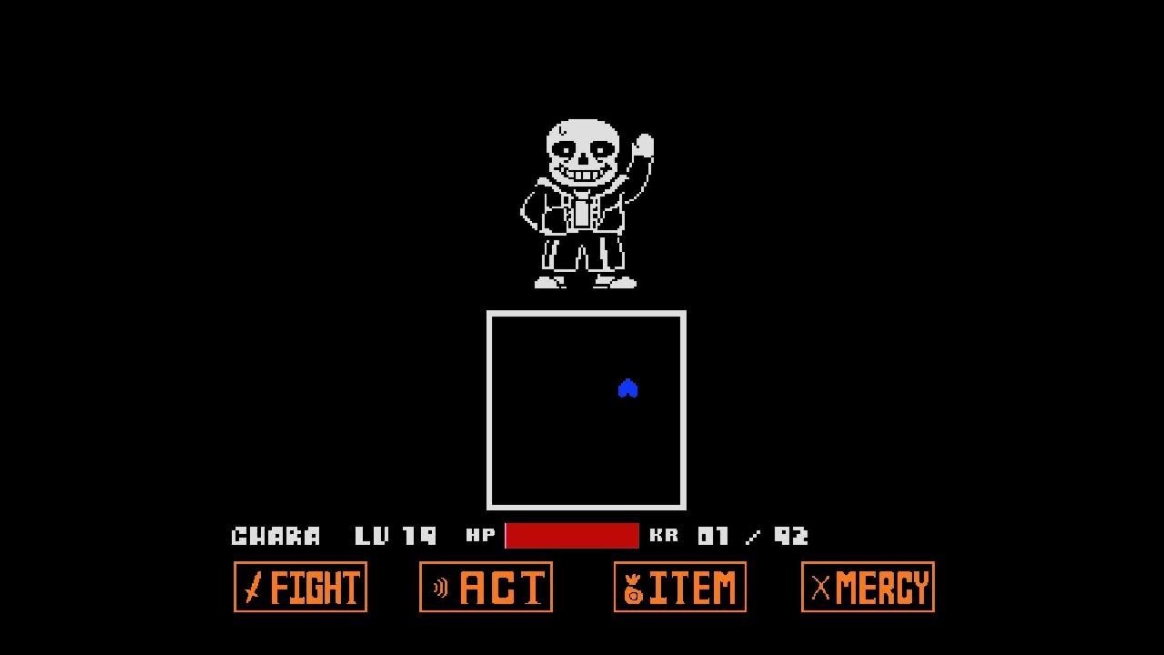 Day 4 of beating Sans Undertale everyday until Deltarune CH 3 or ...