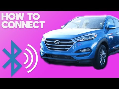 2017 Hyundai Tuscon - How to Connect Bluetooth