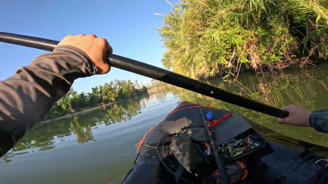 Bass Fishing in USA Live streaming highlight Kokopelli packraft inflatable kayak megabass Shimano