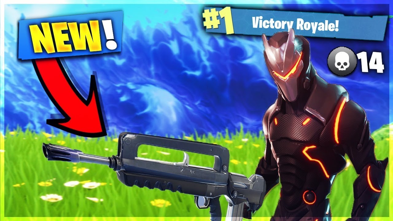 14 KILLS SOLO! NEW LEGENDARY BURST FAMAS (Fortnite Battle Royale)
