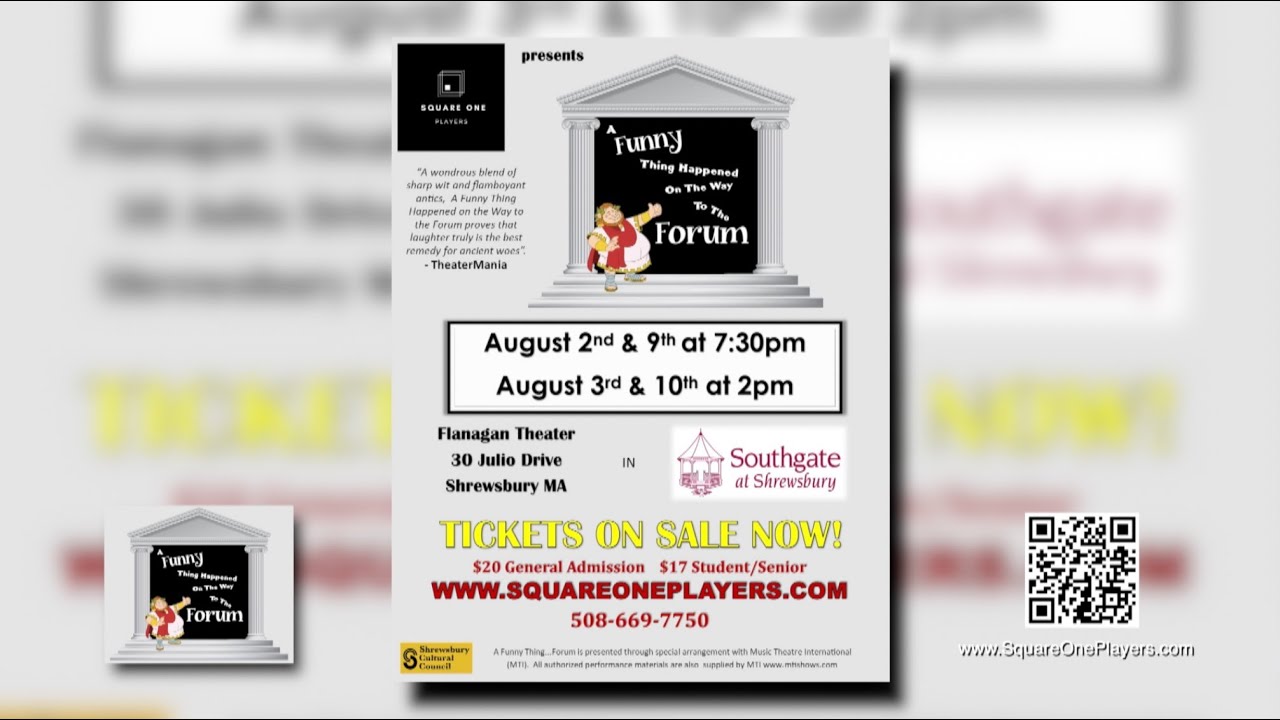 Square One Players Presents:  A Funny Thing Happened On The Way To The Forum - July 2025
