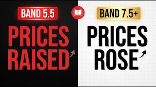 Rise vs Raise: Stop Making This Fatal IELTS Writing Task 1 Grammar Mistake