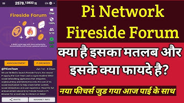 Pi Network Fireside Forum New Update🔴 Migrate to Mainnet 🔴