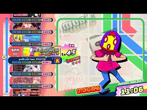 [pop'n music High☆Cheers!!] メロコアR/H@ppy Choice EX 正規パーフェクト/鏡クリア