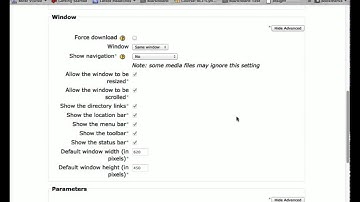 Using the Link to a File or Website Activity in Moddle