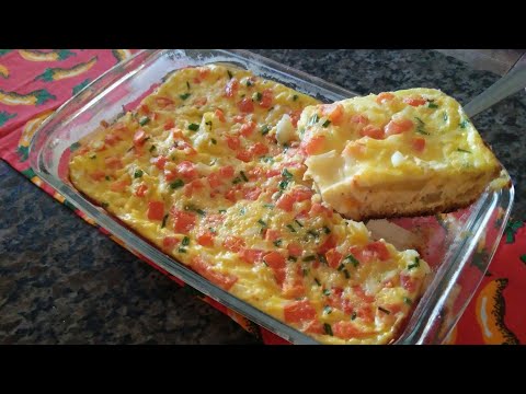 OMELETE DE BATATAS AO FORNO .