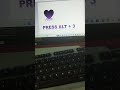 #heart #Shorts #WordTips #HeartSymbol #TechTricks #MSWordShortcut #ViralShorts #KeyboardHack