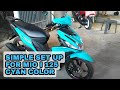 Yamaha Mio I 125 Cyan/Aqua Blue Color Set Up