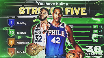 THE BEST STRETCH BIG BUILD IN NBA 2K20! DEMIGOD STRETCH BIG! BEST SHOOTING CENTER BUILD 2K20!