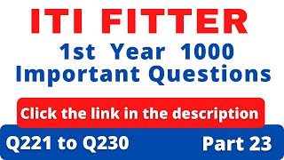 fitter theory important question | objective question | fitter mcq  | ncvt iti question | iti fitter screenshot 5