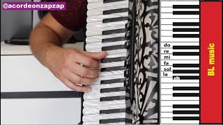 Aula de sanfona- Asa Branca -Método Luiz Gonzaga 1