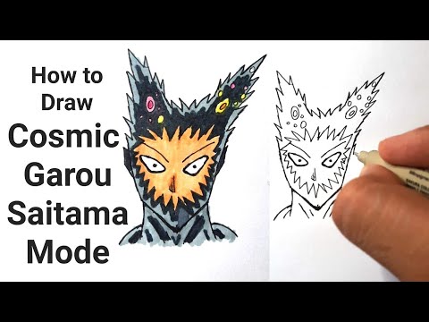 How to Draw Cosmic Garou, step by step