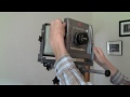 Calumet CC-400 / Kodak Master View 4x5 Camera Overview