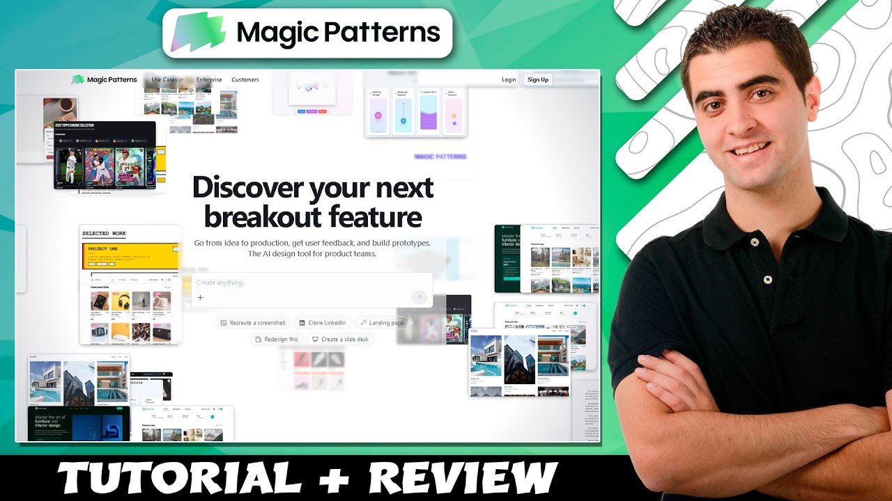 Magic Patterns Tutorial For Beginners - AI Design Tool For Product Teams Review (Demo) 2026