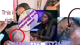 "Do NOT Bring Your Natural Hair to my Events!"| Black Women & The Toxic Wig Culture.