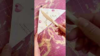 How to print and fold your Victorian Love Token - custom design for Laura x