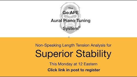 Piano Tuning Myth #8: Slow pulling the hammer produces bad stability. FALSE!