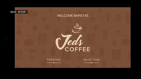 Coffee Barista App