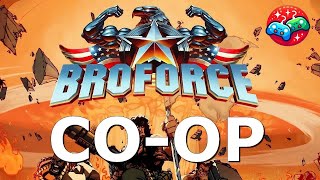 Local co-op in Broforce (multiplayer games)