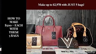 HOW TO MAKE $500+ EACH FROM THESE 5 BAGS WITHOUT SPENDING ANY MONEY ON INVENTORY! (A.D.D.O.)