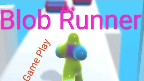 Blob Runner 3D | Game Play | Blob Jell |  iOS Android Running Game | Zynga | Noob to Pro to Hacker