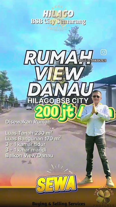 rumah di BSB Semarang banyak pilihan, Agus Setiawan 0813.2829.2828