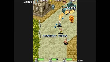 Mercs / arcade attract mode auto demonstration / 1990