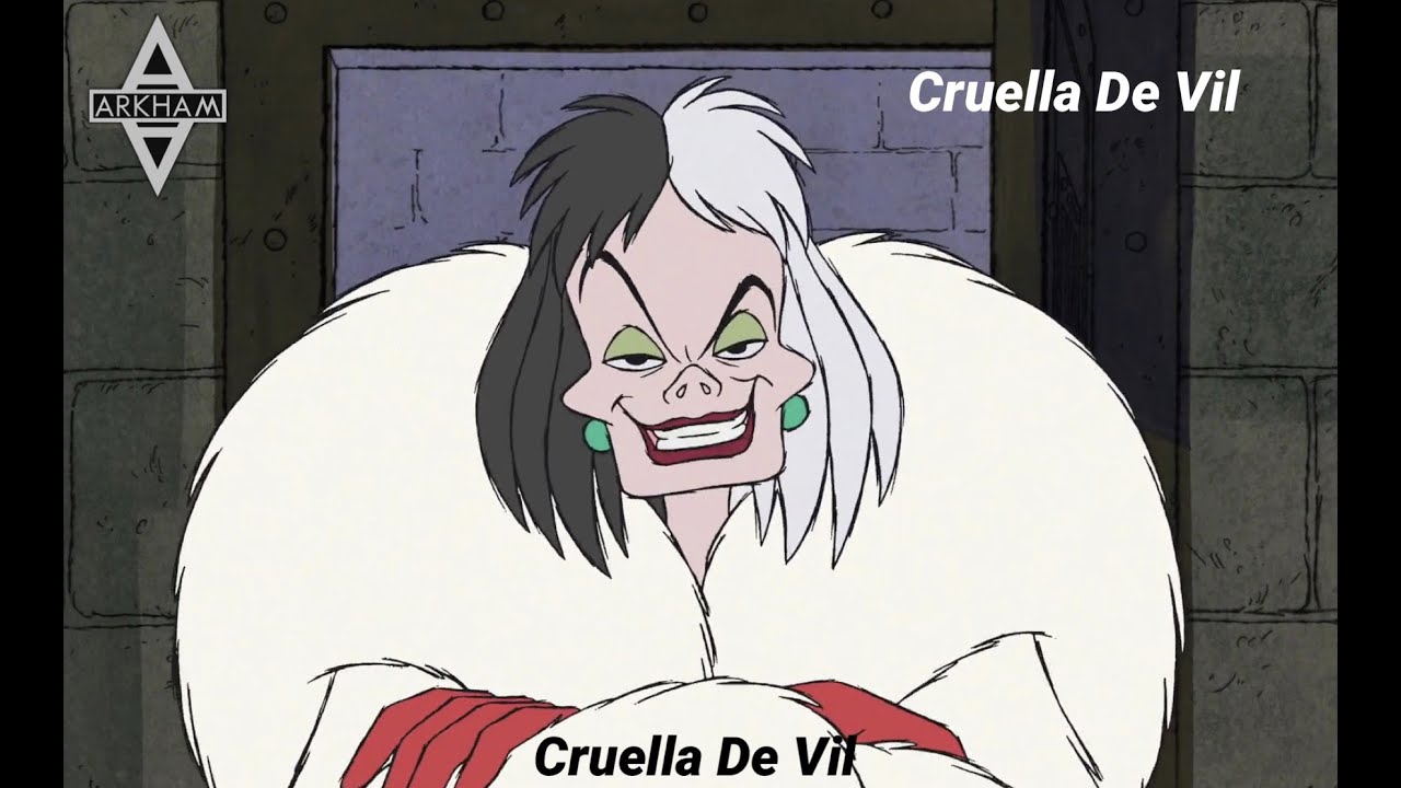 Disney Cruella de Vil Porch Vanity Villains Cosme One Hundred and One Dalmatians