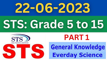 Today Test intermediate Category 05 to 15 on 22/06/2023 part 2 #IBA #STS #today sts test