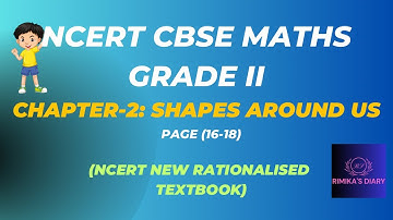 NCERT Grade 2|CBSE Class 2 Maths in Tamil|Shapes Around Us(Pg16-18)|CH-2|Maths Activity#rimikasdiary