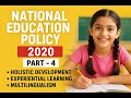 NATIONAL EDUCATION POLICY - 2020 ( PART - 4 )