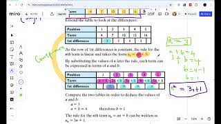 IGCSE Maths Sequence Part 2 Linear Sequence