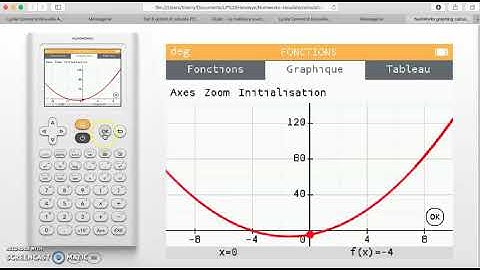 Tracer la courbe représentative avec Numworks