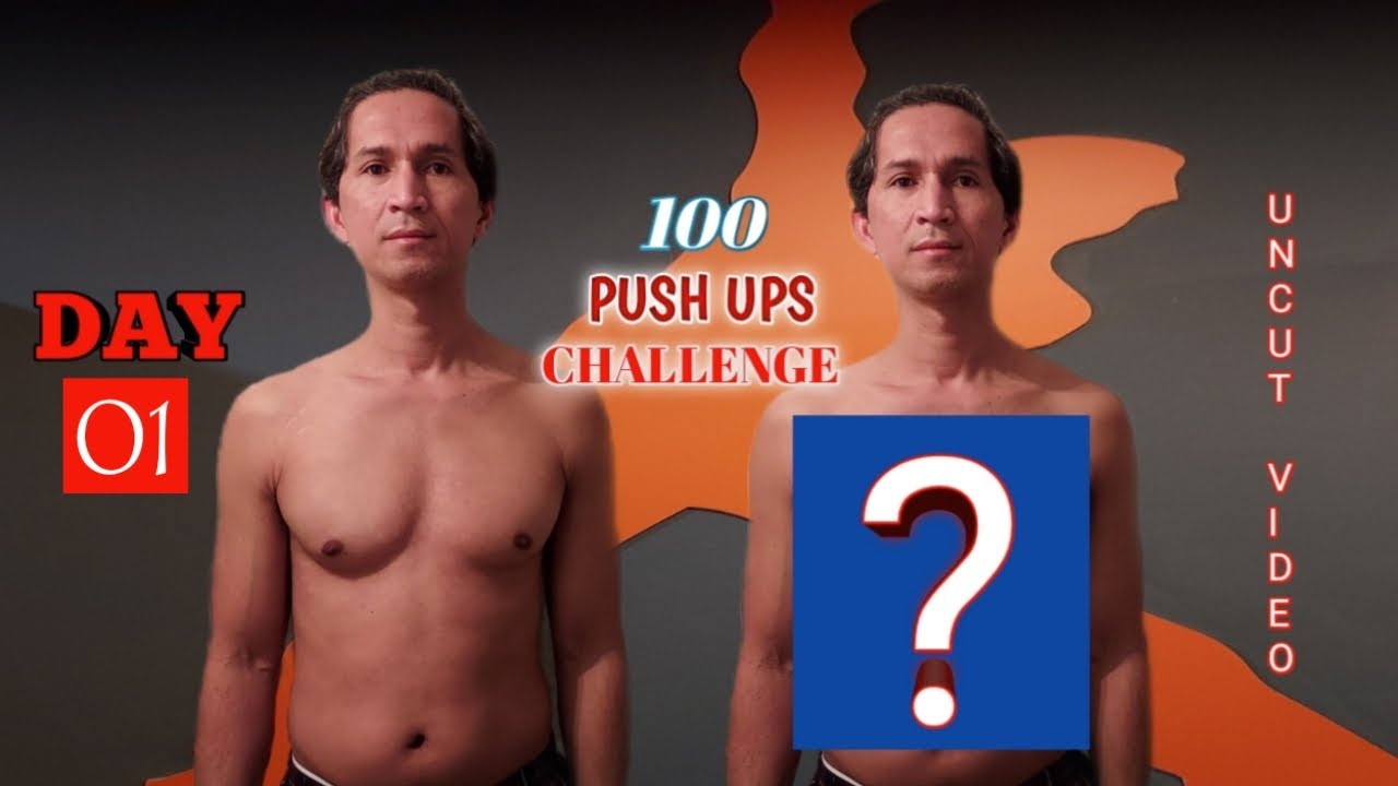 Day 1 | 100 Push ups challenge a day for 30 days | Uncut video - YouTube