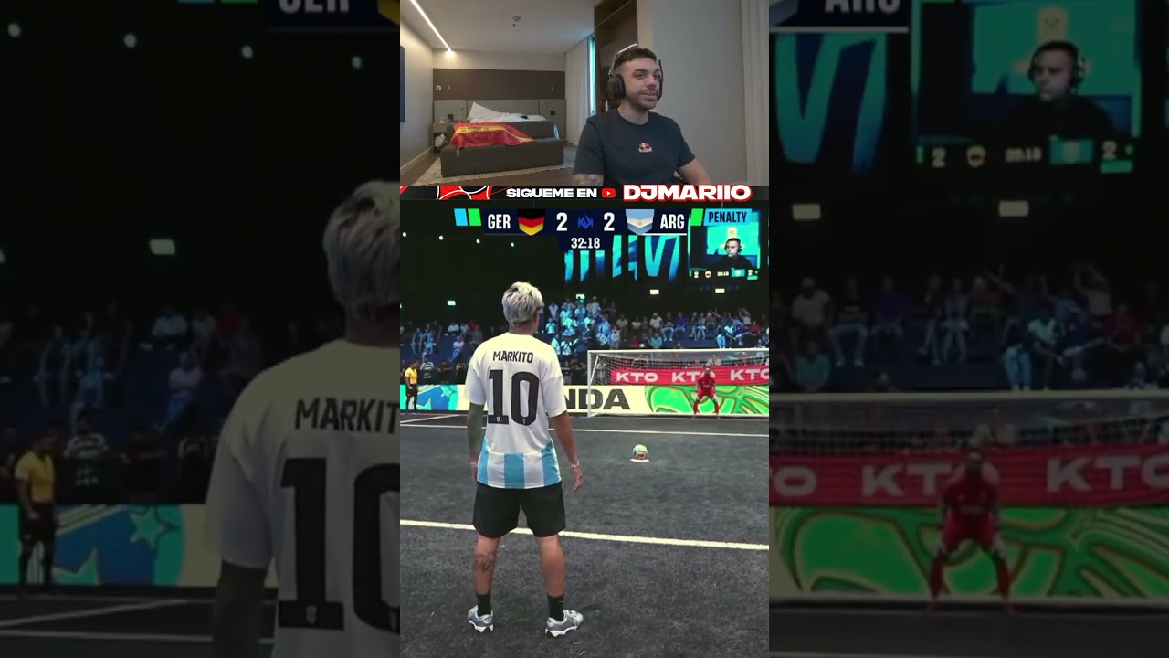DJMARIIO REACCIONANDO AL PENALTI DE MARKITO NAVAJA 🔥 #djmariio #kingsleague