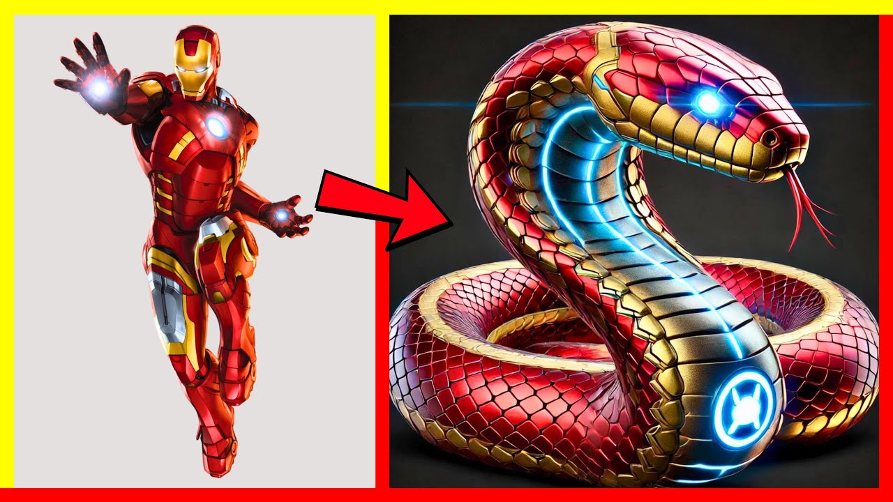 AVENGERS But SNAKE 🐍 VENGERS 💥 All Characters (marvel & DC) 2024 - YouTube