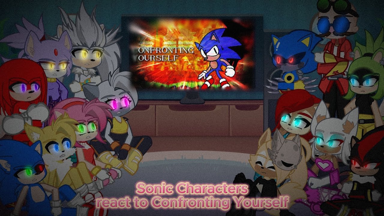 Sonic Characters react to Confronting Yourself | Confronting Yourself [Final Zone] | Gacha Life 2 |