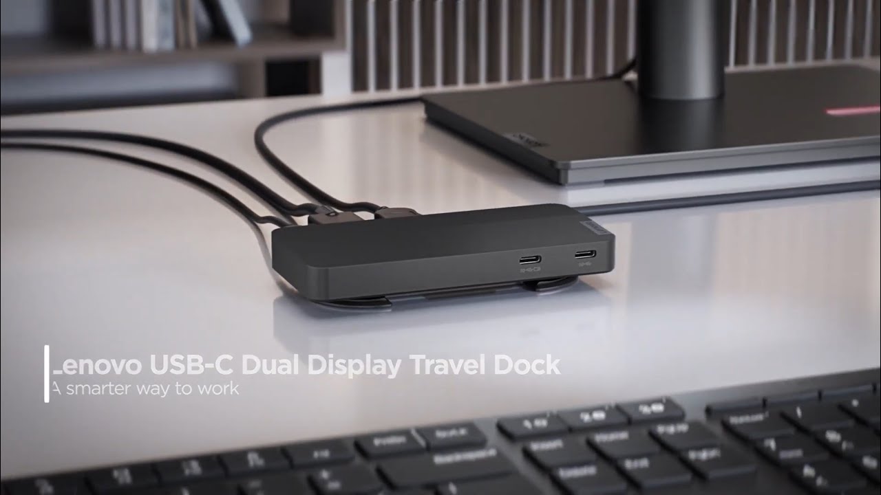 Lenovo USB Type-C デュアルディスプレイ トラベルドック Lenovo USB