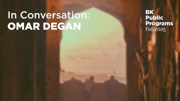 BK TALKS. In Conversation: Omar Degan
