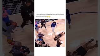 That Time Nba Reporter Kristina Pink Slipped After An Interview シViral シ