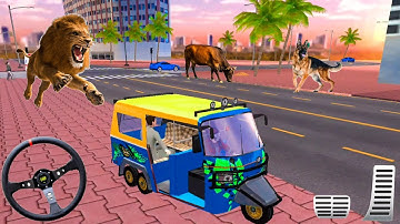 Tuk Tuk Auto Rickshaw Sim #41 - Gameplay Walkthrough  Android Ios Games