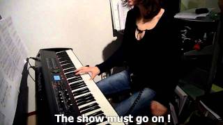 Queen   The Show Must Go On   piano cover & lyrics