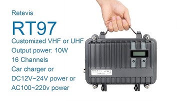 RETEVIS RT97 Unboxing, install and test with Ailunce HD1.